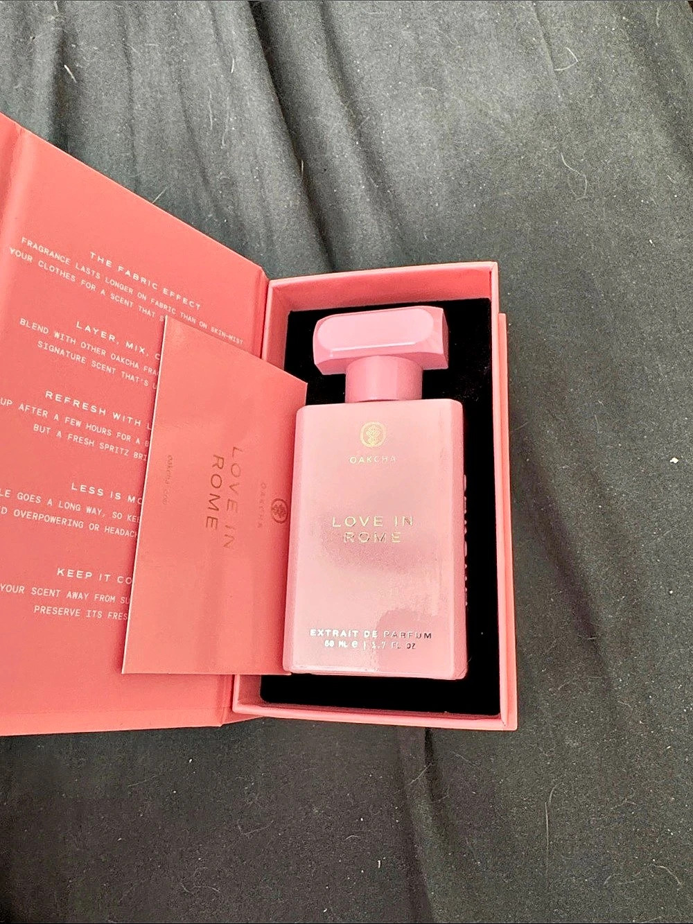 Oakcha Love in Rome Extrait de Parfum 50 ml Pink NWT